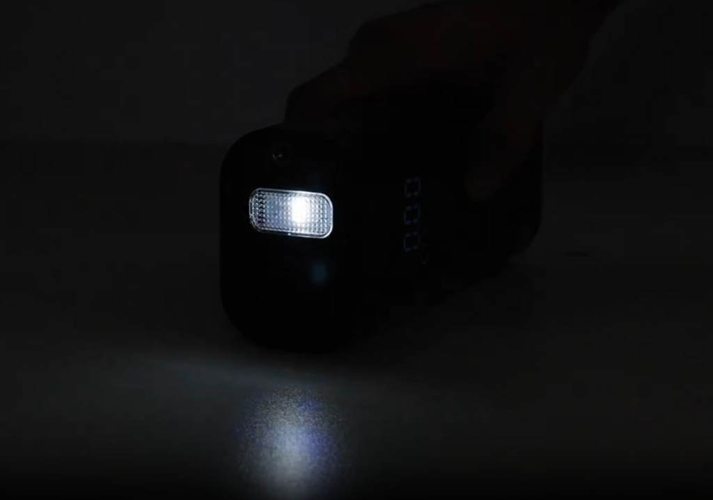 Digital lufttrykkmåler med luftpåfylling